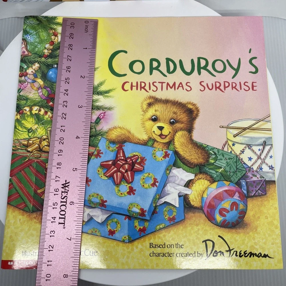 Lot 4‎ Christmas Scholastic Books Winter Holiday Corduroy Santa Christmas Gifts
